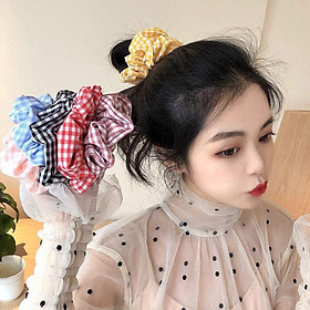 Dây chun buộc tóc vải scrunchies SC01