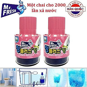 Bộ 2 Chai Thả Bồn Cầu Làm Sạch Diệt Khuẩn Mr.Fresh Hàn Quốc 180g (Hương Hoa Ly)