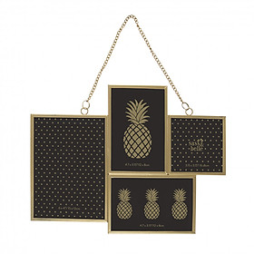 Khung ảnh treo 4 khung JANE188 Sass&Belle (Vàng) 