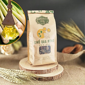 Combo 500g Khổ Qua Rừng Sấy Khô Shop Thảo Dược - Tốt Cho Bệnh Tiểu Đường, Huyết Áp Cao - Tặng 1 Chai Tinh Dầu Sả Chanh 8ml 