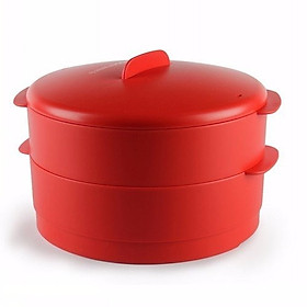 Xửng hấp Tupperware Steam It 20 cm (tặng 2 hộp Small Square Round)