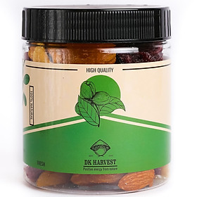 Hạt Mix 5 Loại Hạt Và Trái Cây Nhập Khẩu DK Harvest, Trail Mix, Healthy Snack (Macca, Hạt Điều, Hạt Hạnh Nhân, Mơ Vàng, Nam Việt Quất) - 250g, 500g