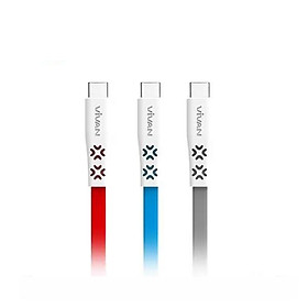 Mua Kèm Video | Dây Cáp Sạc Truyền Dữ Liệu Type C USB Vivan | Nhựa Chống Gập Gẫy 1M Cho Điện Thoại Android/Thiết Bị Di Động (Samsung  Xiaomi  LG  vv) - CTC100 - Hàng Chính Hãng