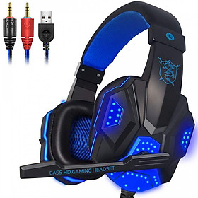 Tai nghe chuyên game thủ trùm đầu Plextone PC780 - đèn LED - Có Mic - Headphone gaming