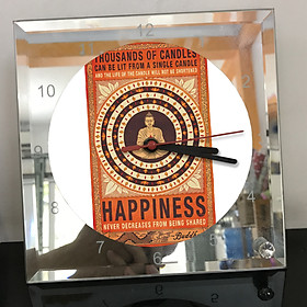Mua Đồng hồ thủy tinh vuông 20x20 in hình Buddhism - đạo phật (67) . Đồng hồ thủy tinh để bàn trang trí đẹp chủ đề tôn giáo