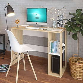 Mua Bàn làm việc có kệ sồi trắng