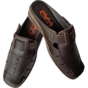 Dép SaBo Nam BIGGBEN Da Bò Thật Cao Cấp SB19