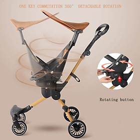 Xe đẩy dạo chơi 2 chiều gấp gọn cao cấp V5B