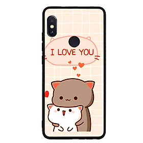 Ốp lưng viền TPU cho điện thoại Xiaomi Redmi Note 5 - I Love U