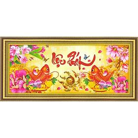 Tranh thêu chữ thập Lộc Phát DLH-223028