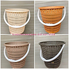 Mua Sọt đựng rác  đựng đồ đa năng có quai xách hàng đẹp