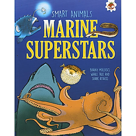 Sách tiếng Anh - Smart Animals - Marine Superstars (dành cho tiểu học)