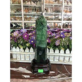 Mua Trụ đá phong thủy trấn thạch đá thạch anh xanh - Nặng 1 43 kg  1 54 kg và 1 9 kg