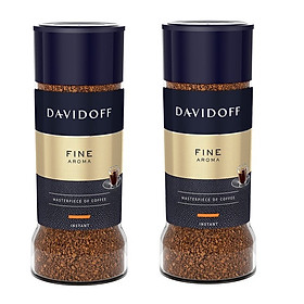 Combo 2 lọ Cà phê hòa tan - Davidoff Café Fine Aroma - 100g