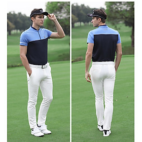 ÁO CỘC TAY GOLF NAM - PGM - YF263 - Áo mềm mại và thoải mái, thấm hút mồ hôi - Màu sắc tươi sáng, không phai màu - Thiết kế đẹp, đường nét tinh xảo - Làm nên phong độ tự tin trên sân golf