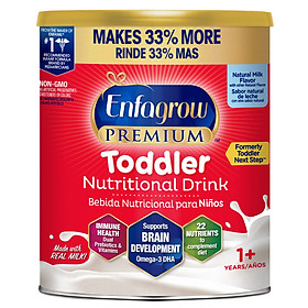 Sữa Bột Enfagrow Premium Toddler Hương Sữa Tự Nhiên 907g