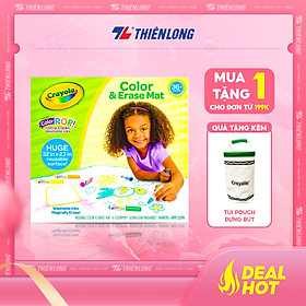 Bộ thảm tập tô màu cho bé - có thể xóa được Crayola Color & Erase Mat