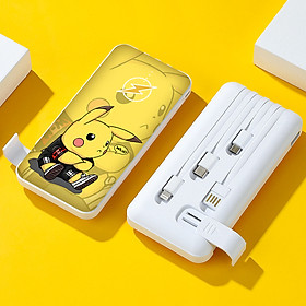 Sạc Dự Phòng 20000mAh DKB - Tích Hợp 3 Đầu Sạc Kèm Theo - Giá Đỡ Điện Thoại - Đầu Vào Dây USB - Sạc Nhanh - Hoạt Hình Ngộ Nghĩnh - Hàng Chính Hãng