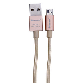 Cáp Sạc Micro USB Hammer 2.4A - Hàng Chính Hãng