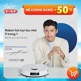 robot hút bụi lau nhà Ecovacs Deebot T9 - Lực hút Max 3000Pa -Làm thơm không khí