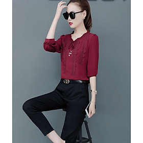Áo sơ mi phôi ren ngục BY6355BY
