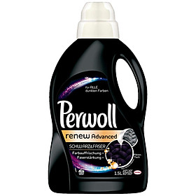 Nước Giặt Perwoll Black & Darks 1,5L dành cho đồ màu sậm, màu đen - Đức