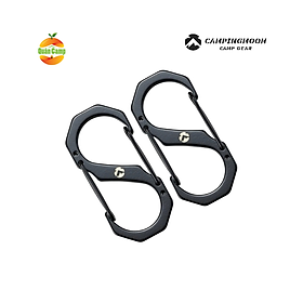 Móc khoá đôi hình chữ S Campingmoon SS-5 / SS-7 (Bộ 2 cái)