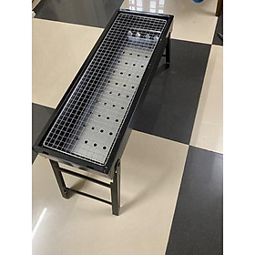 Mua BẾP NƯỚNG THAN DÀI  BẾP NƯỚNG BBQ NGOÀI TRỜI THAN HOA INOX KHÔNG KHÓI