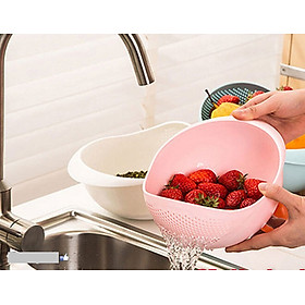 Mua Rổ Nhựa Rửa Thực Phẩm Có Rãnh Ráo Nước