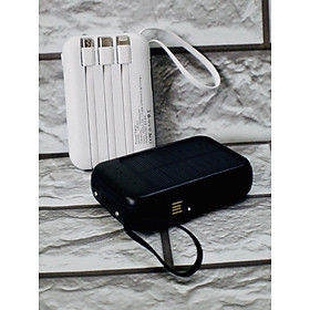 Mua Pin Sạc Dự Phòng Năng Lượng Mặt Trời Linrui LR001 10000mAh Tích Hợp Cáp Sạc Sẵn - Hàng Chính Hãng