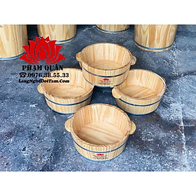 Mua Chậu gỗ ngâm tay  ngâm chân làm nail  rửa mặt