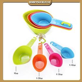 Mua Bộ 4 Thìa Đong Nhựa Nhiều Mầu