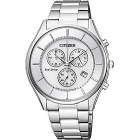 Đồng Hồ Nam Citizen Dây Thép Không Gỉ AT2360-59A - Mặt Trắng (Sapphire)