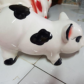 Heo Đốm Mẹ Con gốm sứ bát tràng cao cấp - Heo mẹ size nhỡ và to (size 2- size 3)