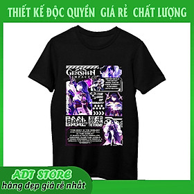 Áo phông Genshin Impact: Raiden Shogun mẫu mới cực HOT giá siêu rẻ
