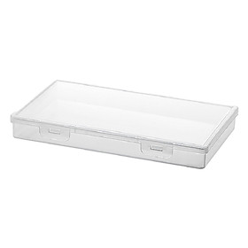 Picture Storage Box with Lid Transparent Container for Photos Cards Postcard