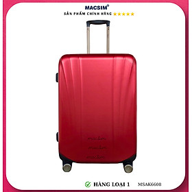Vali cao cấp Macsim Aksen hàng loại 1 MSAK6608 cỡ 28inch ( màu đỏ)