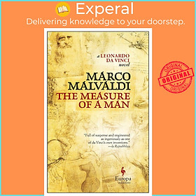 Sách - The Measure of a Man - A Novel about Leonardo da Vinci by Katherine Gregor (UK edition, paperback)