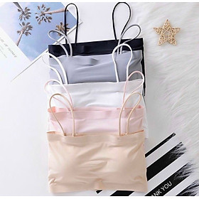 Áo Bra Đúc Su Trơn Hai Dây Mềm Mịn - Dưới 60kg