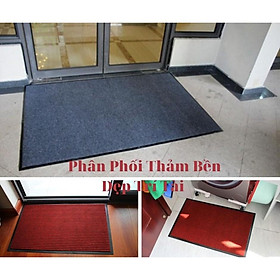 Mua THẢM CHÙI CHÂN NỈ CỠ LỚN 80x120cm  THẢM CHÙI CHÂN SỢI LEN ĐẾ CAO SU