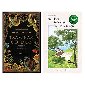 Combo 2Q Truyện Cuộc Sống: Trăm Năm Cô Đơn + Nếu Biết Trăm Năm Là Hữu Hạn (Tặng Kèm Bookmark thiết kế)