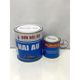 Sơn epoxy chống rỉ xám Hải Âu EP702 1L/Bộ