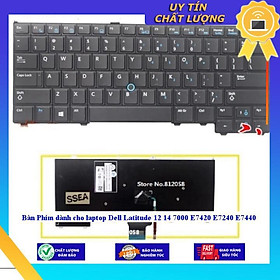 Mua Bàn Phím dùng cho laptop Dell Latitude 12 14 7000 E7420 E7240 E7440  - Hàng Nhập Khẩu New Seal