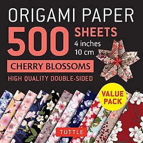 Ảnh bìa Origami Paper 500 Sheets Cherry Blossoms