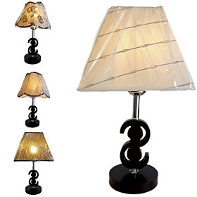 Mua Đèn ngủ thân gỗ cao cấp- Để đầu giường- Đèn ngủ để bàn khách sạn- Decor  trang trí- 8050