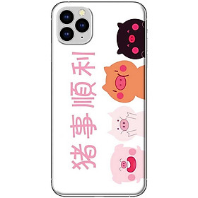 Ốp lưng dành cho iPhone 11 Pro Max mẫu 4 chú heo