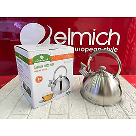 Ấm Elmich Smartcook inox 304 đun bếp từ 3328 ấm đun nước có còi