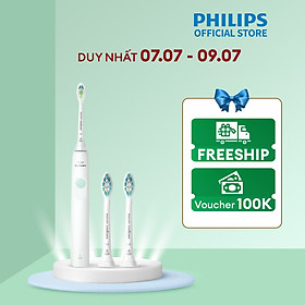 Bàn chải điện Philips Sonicare HX3641/41 + 2 đầu thay thế HX9022/28 (combo 6 tháng) bảo hành 2 năm