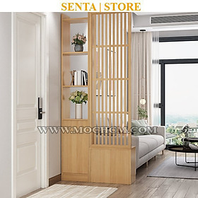 Mua Vách ngăn trang trí phòng khách kết hợp tủ kệ MOC557