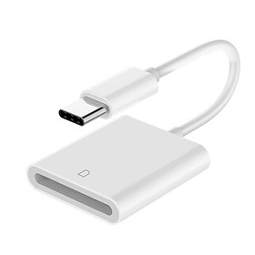 USB C SD Card Reader, Compatible with iPad Pro/New MacBook/iMac 7/ Micro TF/SD Card Reader USB C Adapter for More USB C Device.